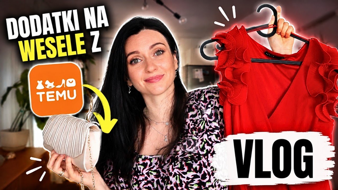 ✨ Kupiłam dodatki na wesele z TEMU&hellip; warto? 👀 + SPA dla fikusa 🌱| Gosia i Miłosz VLOG