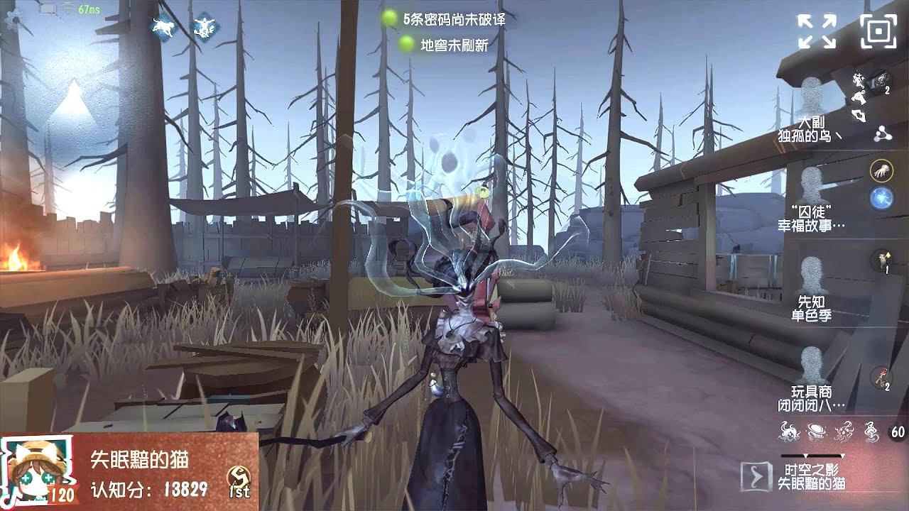 #113 1st The Shadow | Pro Player | Darkwoods | Identity V