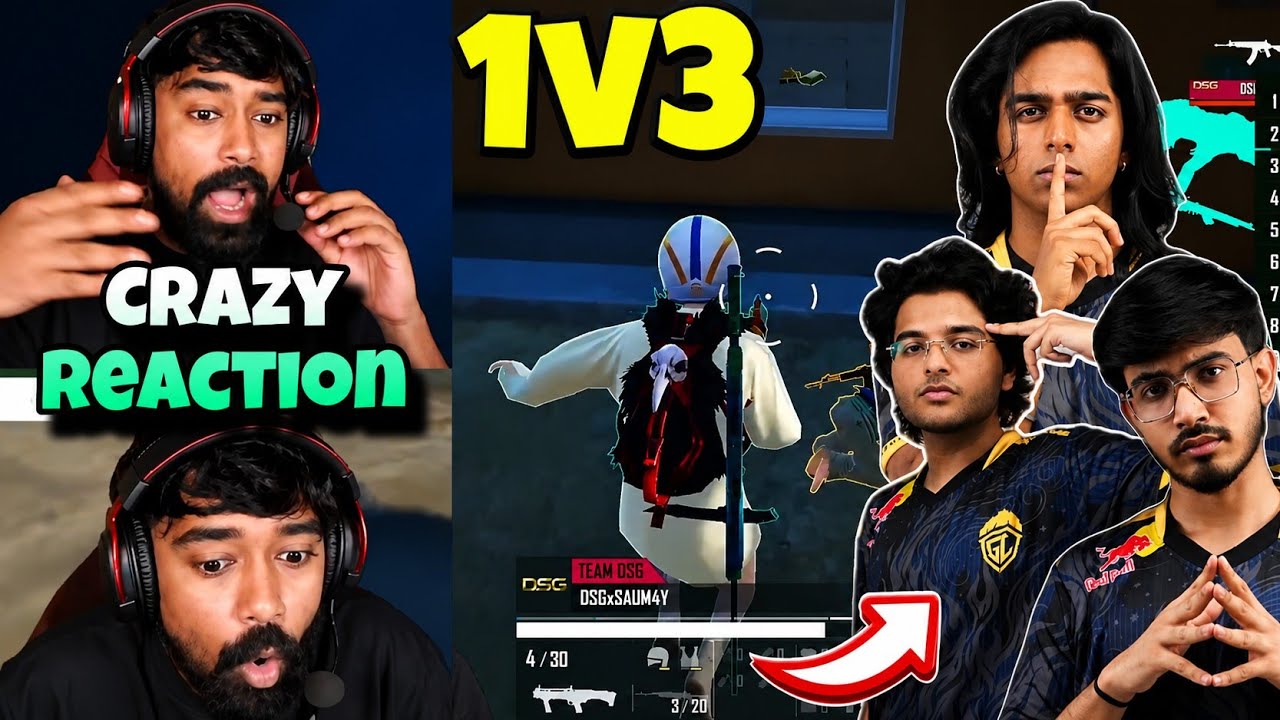 Neyoo Fully Shocked By Godlike Saumay 1v3 🔥 Angry Domination 😠  Reply Godl