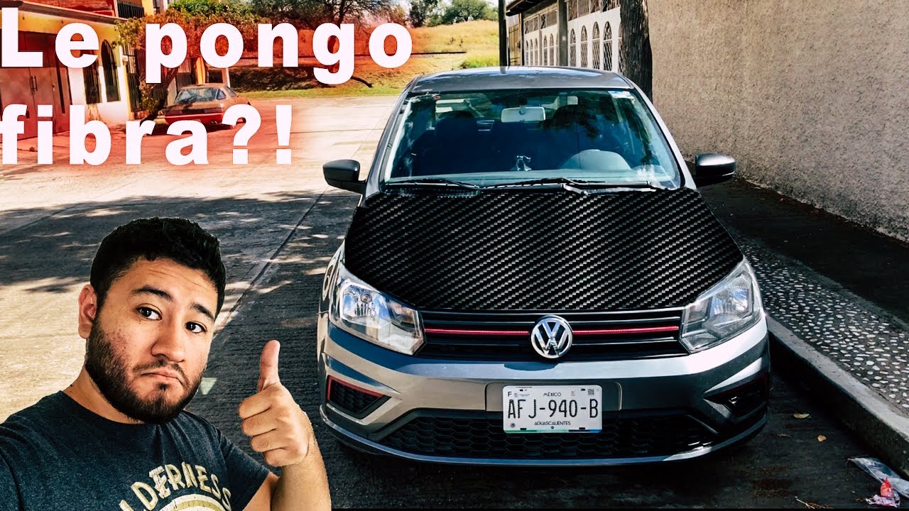 Fibra de carbono en mi VW GOL?! SUPER BARATO! Vinil estilo GTI & GLI! | HugoValo Autos
