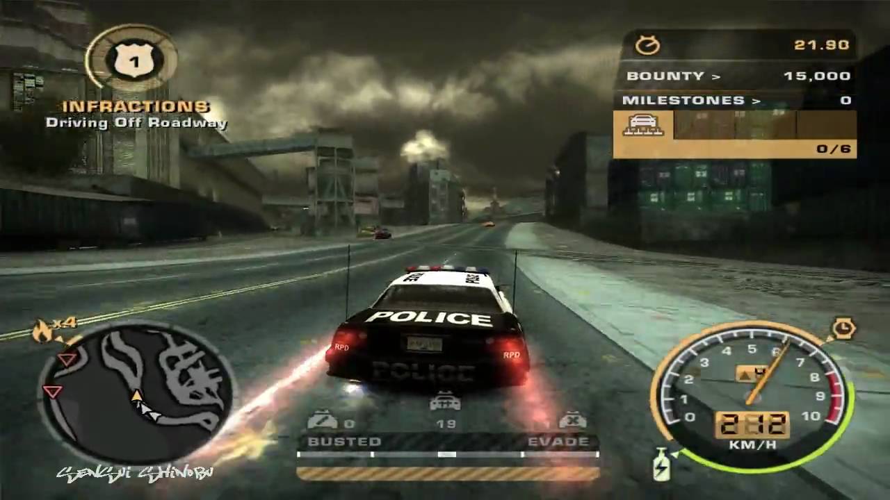 NFS:Most Wanted - Challenge Series - #44 - Spike Strip - HD