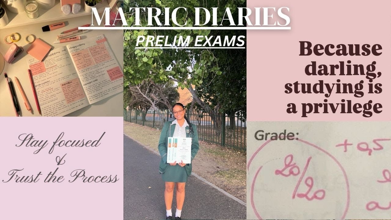 MATRIC PRELIM EXAMS: A+ student {exam reaction & study tips}