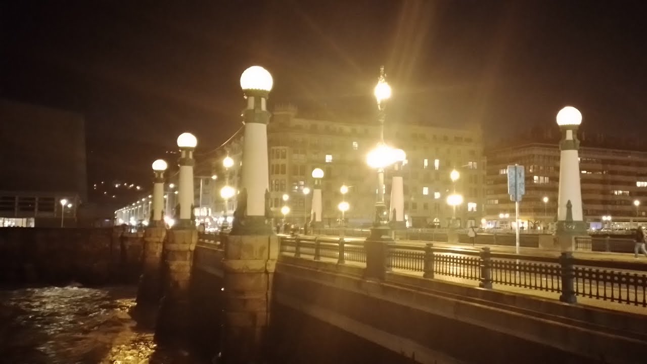 Paseo nocturno por el centro de San Sebastián / Donostia  (31/01/2026)