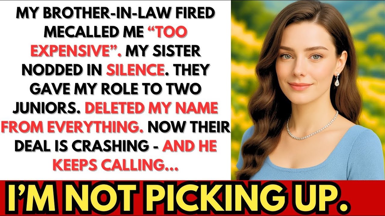 He Said I Cost TOO MUCH—So My BROTHER-IN-LAW Fired Me From DAD’S FIRM. Now He’s Calling NONSTOP