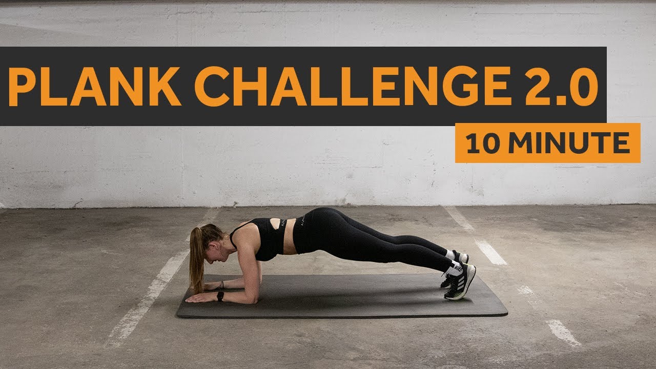 PLANK CHALLENGE | 10 MIN Workout at home (no equipment) | strengthen your core | #054