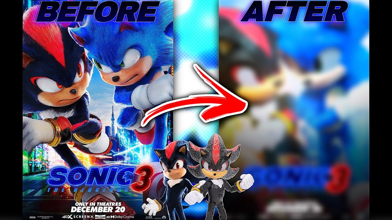 [RareGalaxy5] Revising the Sonic Movie 3 Poster but With ACTION FIGURES!! #3