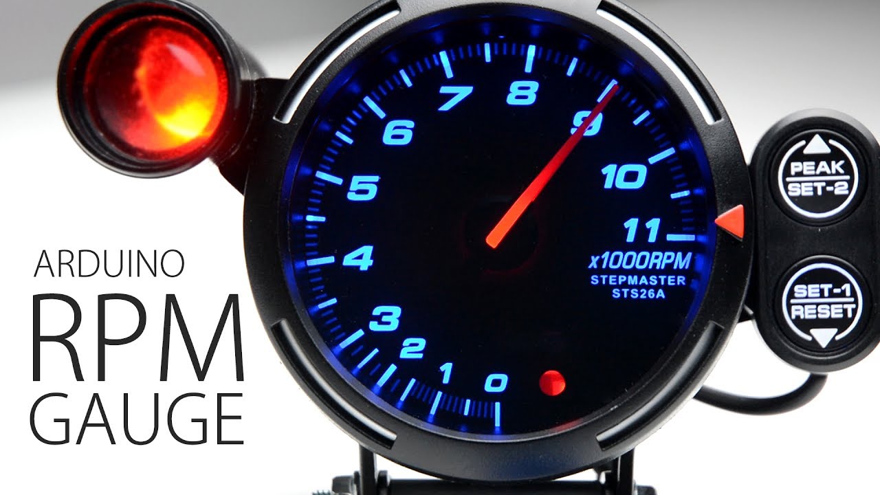 ARDUINO RPM REV TACHO SIM HUB DASH своими руками