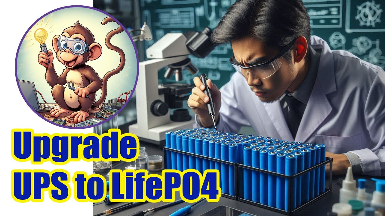 Upgrade APC UPS from Lead Acid to LifePO4 cells from Power Central Shopee