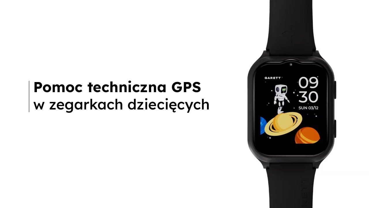 Pomoc techniczna GPS w zegarkach dziecięcych | Garett