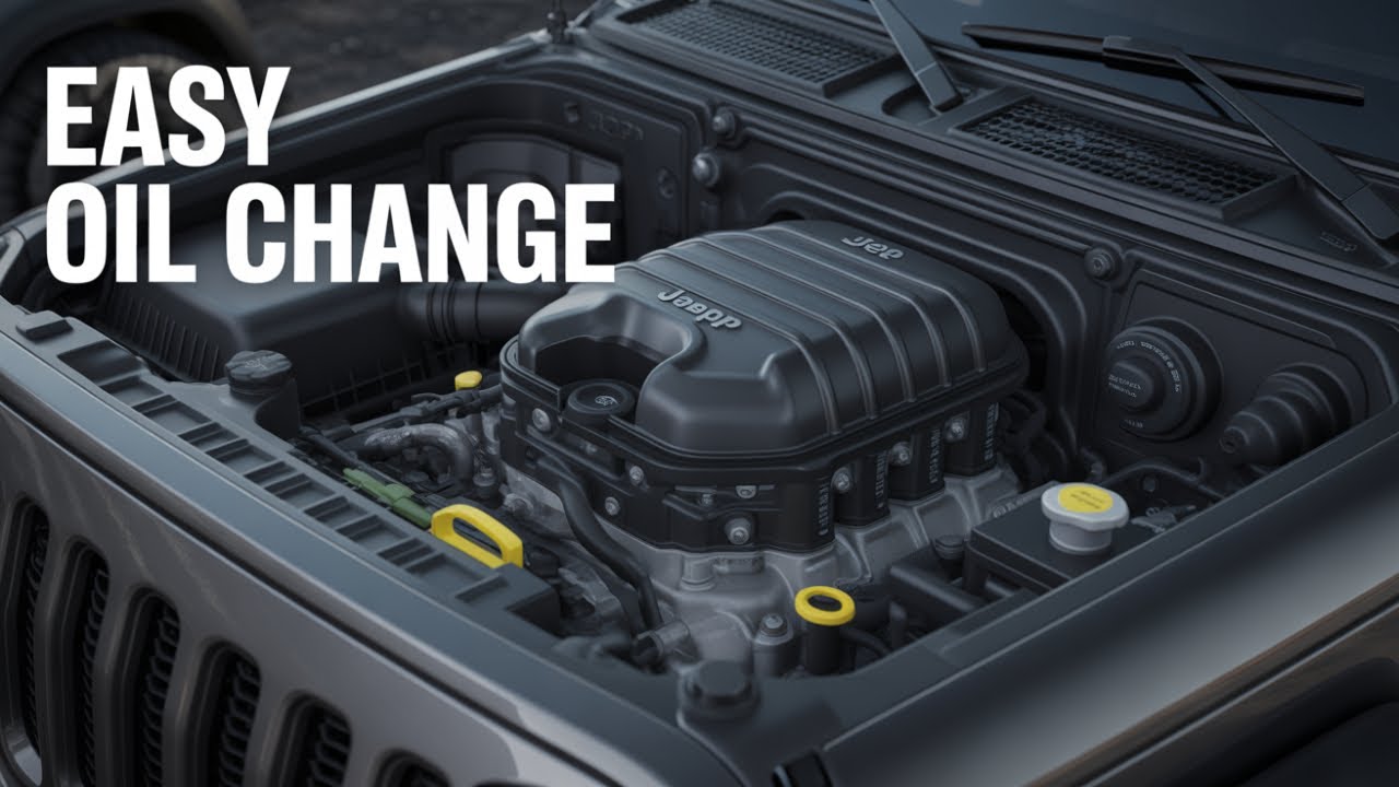 Easy Jeep Wrangler 2018-2024 Oil Change Guide!