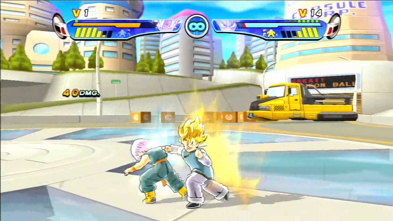 Dragon Ball Z Budokai 3 HD - Goten vs Kid Trunks