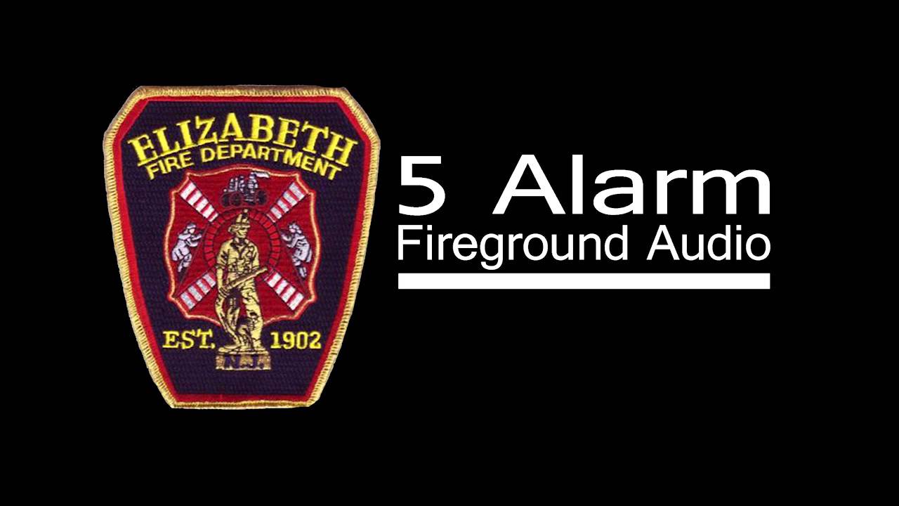 Elizabeth 5-Alarm Fire with Mayday Fire Audio 6/15/2013 [New Jersey]