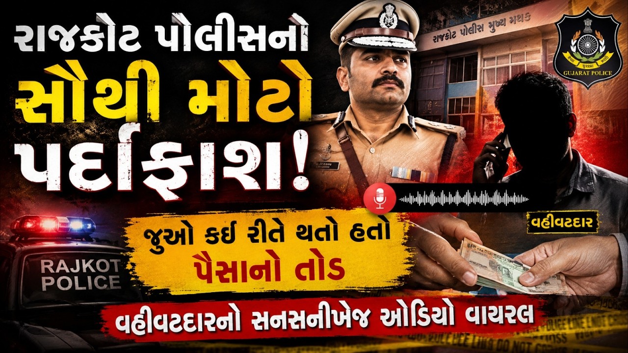 Rajkot Police ના નામે કોણ કરે છે પૈસાનો વહીવટ?, Viral Audio થી મચ્યો ખળભળાટ | Gujarat Police