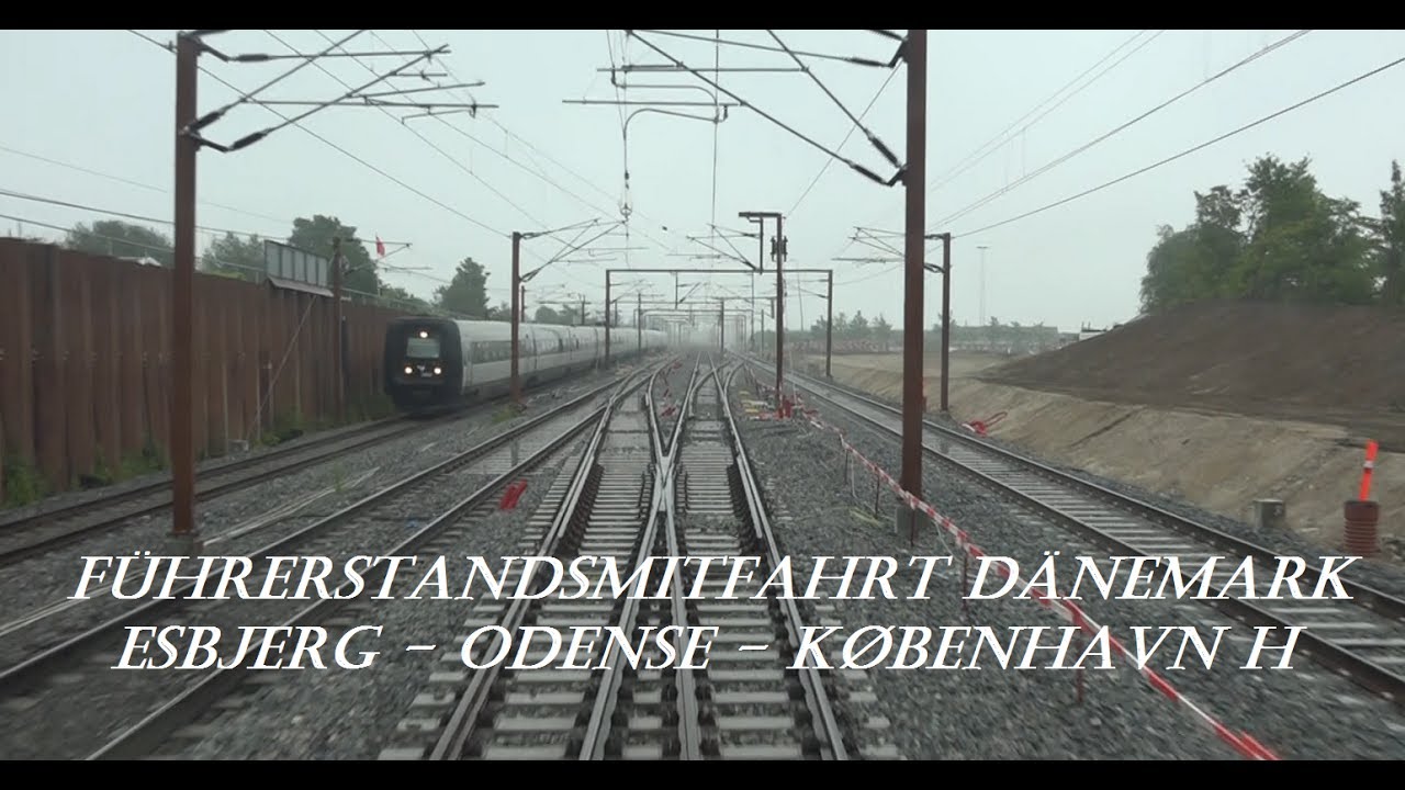 Führerstandsmitfahrt Dänemark: Esbjerg - København H mit IC820