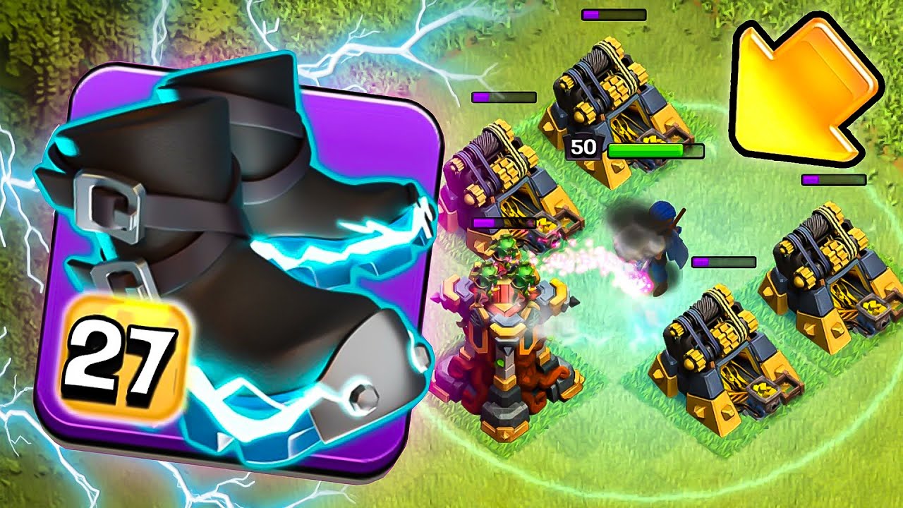 ЭЛЕКТРОСАПОГИ - ЛЮТАЯ ИМБА, И ВОТ ПОЧЕМУ... Clash of Clans
