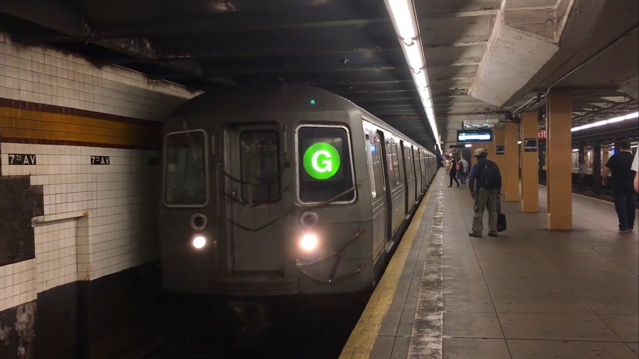IND Culver Line: (F) and (G) Lcl/Exp Trains with Garbage Trains @ 7th Avenue (R46, R68, R127, R160)