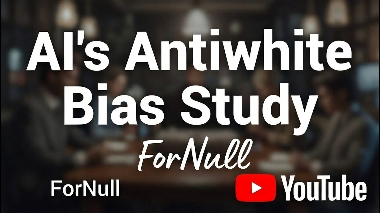 AI&rsquo;s Antiwhite Bias Study With ForNull | Jesse Van Rootselaar | Teachers Train Antiwhite Terrorists