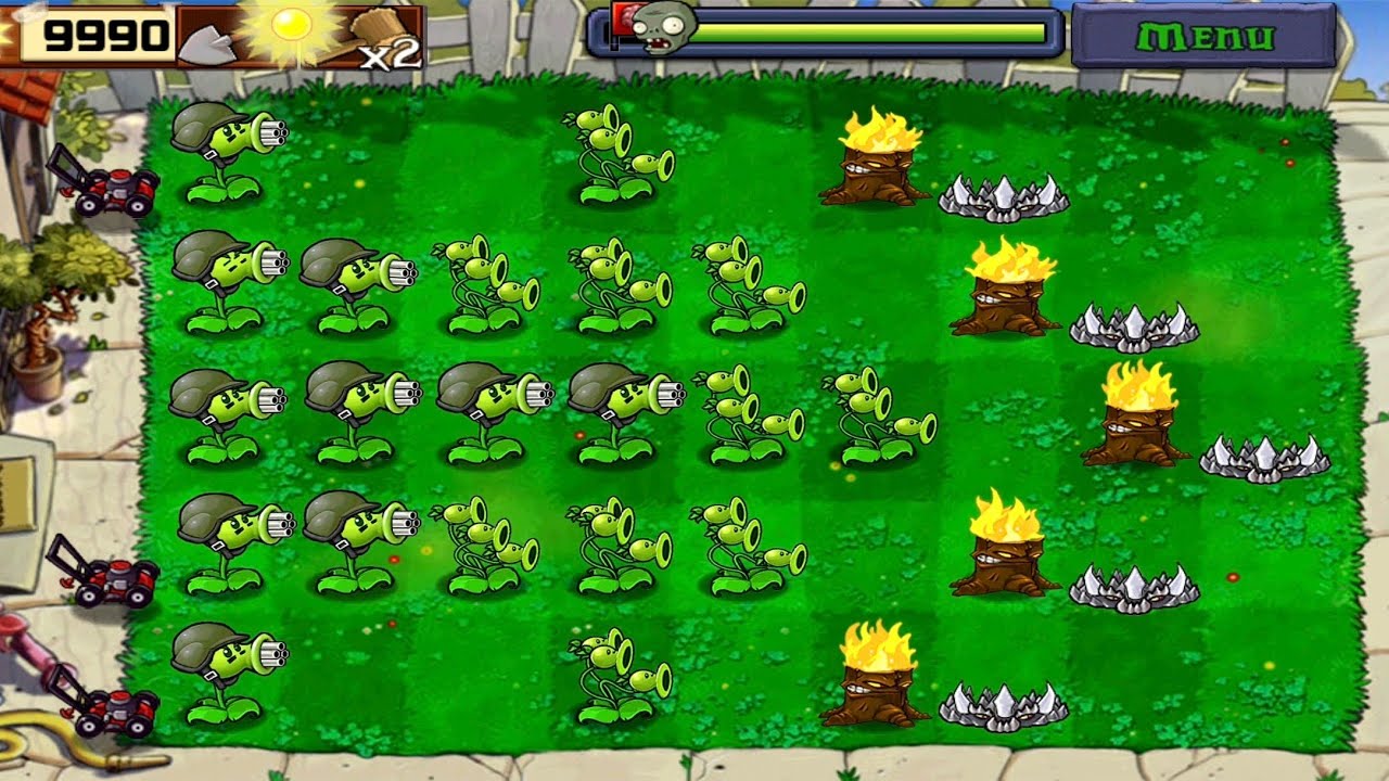 Plants vs Zombies | Survival : Day 