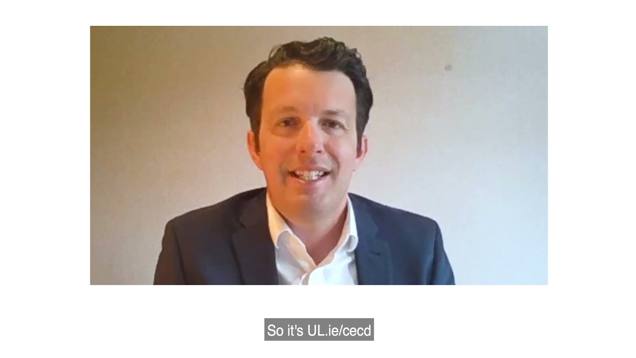 University of Limerick Graduate & Professional Studies Orientation 2021 - Brendan Lally