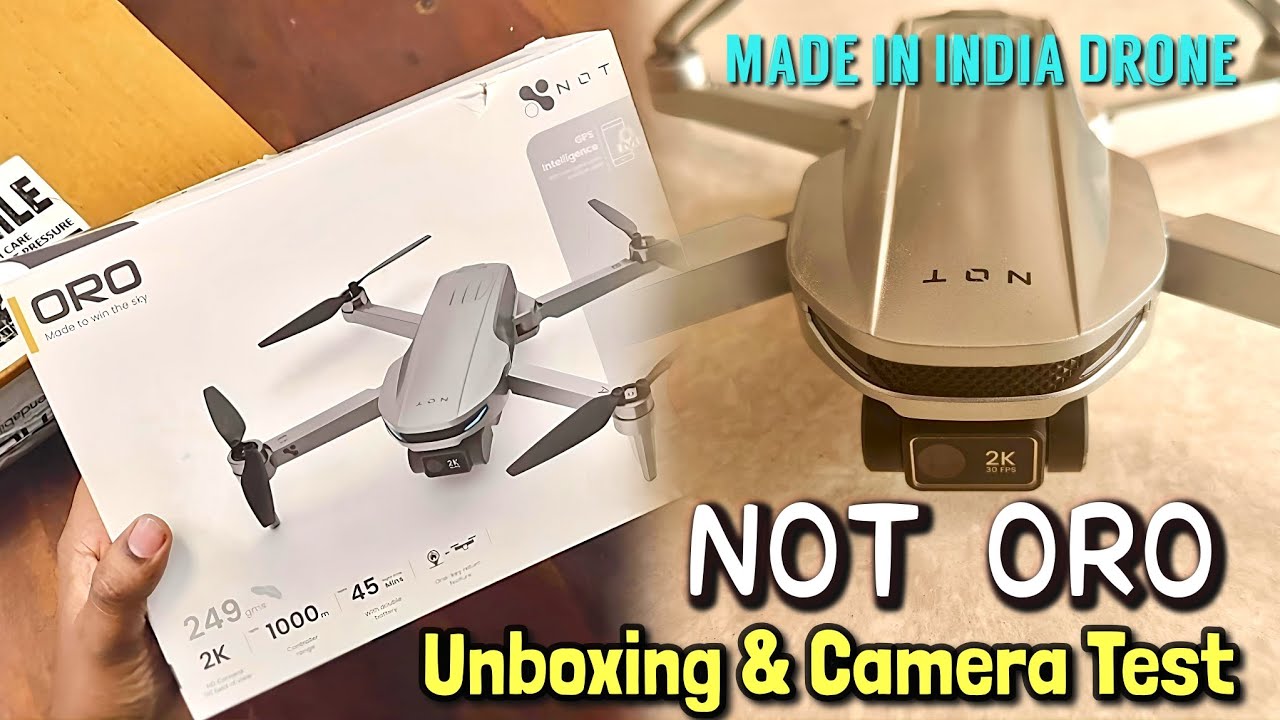 Not Oro Drone Review 📸 | Unboxing + Camera Test | Real Footage! #backpacknihal #drone 
