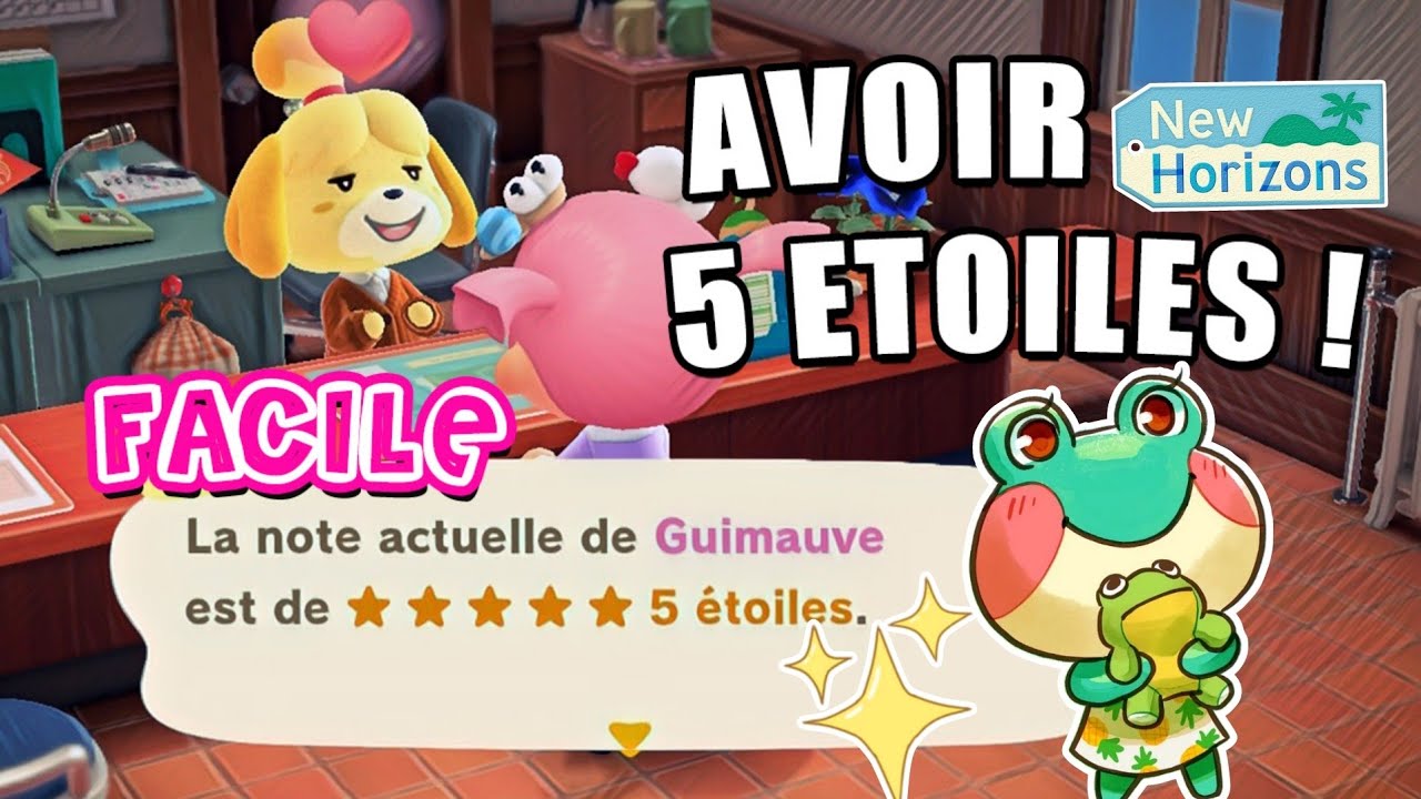 TUTO - ÎLE 5 ÉTOILES ⭐️ sur ANIMAL CROSSING NEW HORIZONS#acnh #animalcrossing