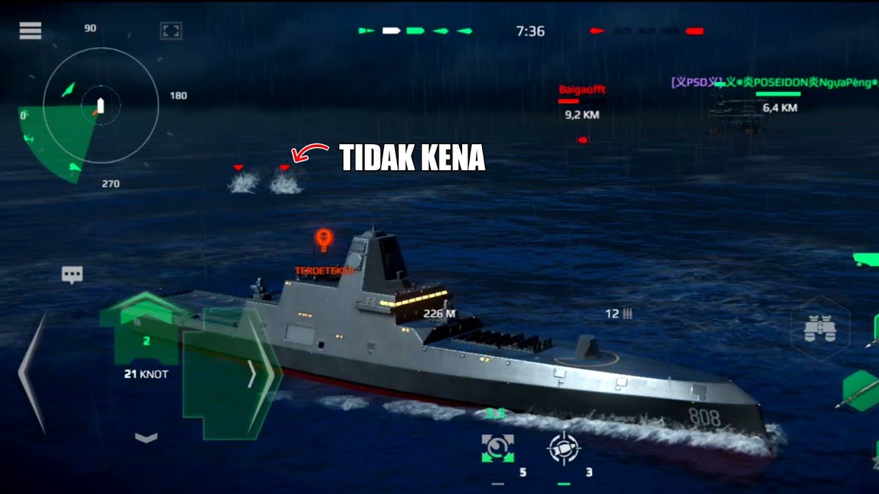 How to avoid torpedoes - modern warships