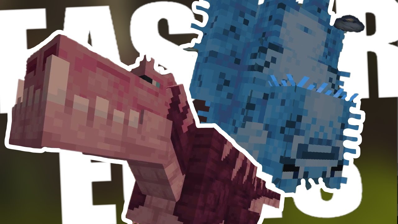 ALL EASTER EGGS in ALEX'S CAVES Mod for Minecraft