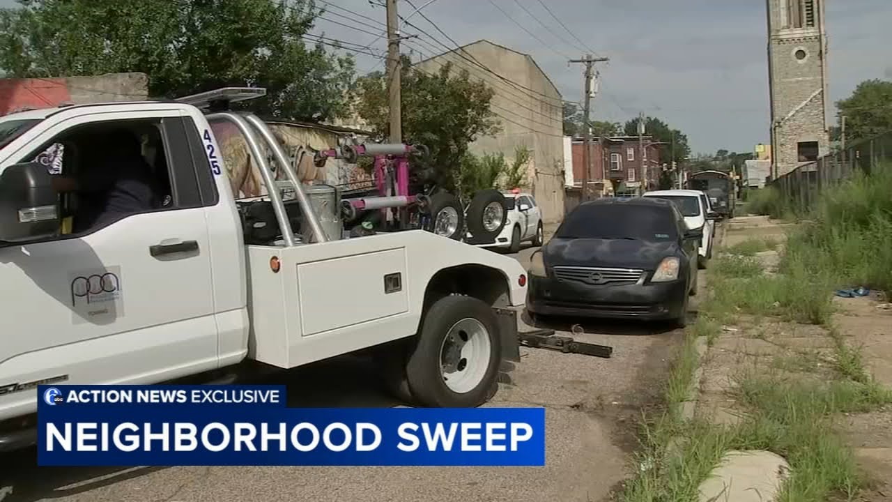 PPA sweeps clean out abandoned cars from Philadelphia neighborhoods
