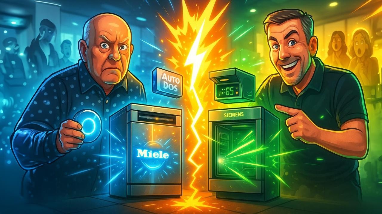 Welche Sp&uuml;hlmaschine ist besser? Miele vs Siemens - Chef vs Vertriebsleiter