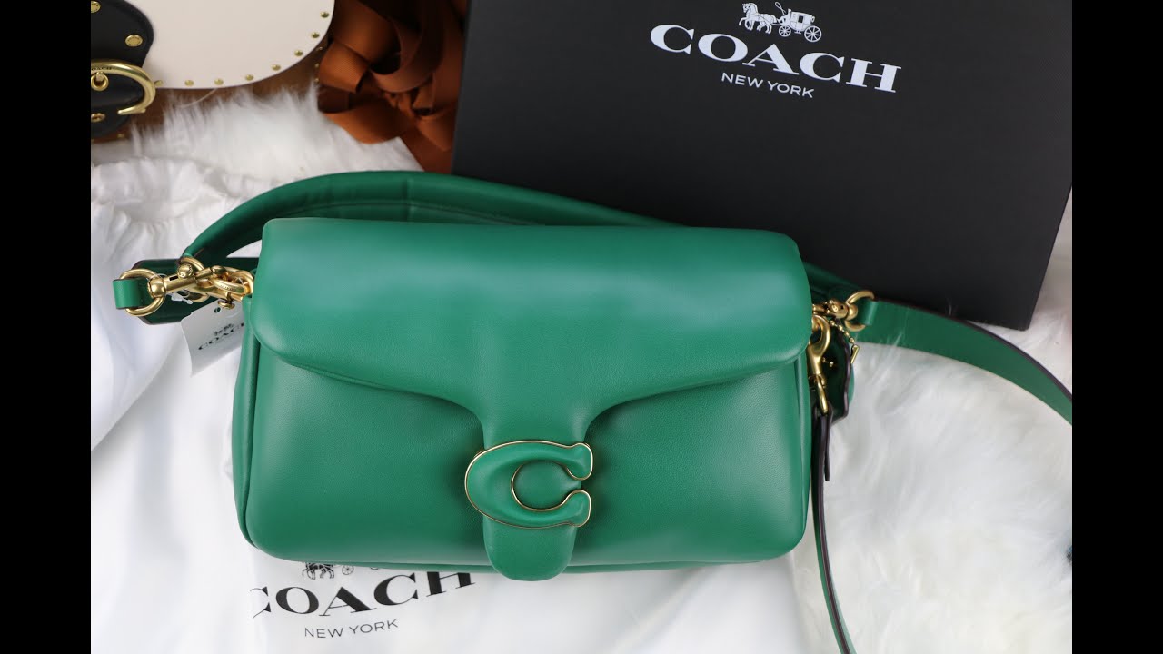 Coach Pillow Tabby 26 Green - My lockdown unboxing and reveal