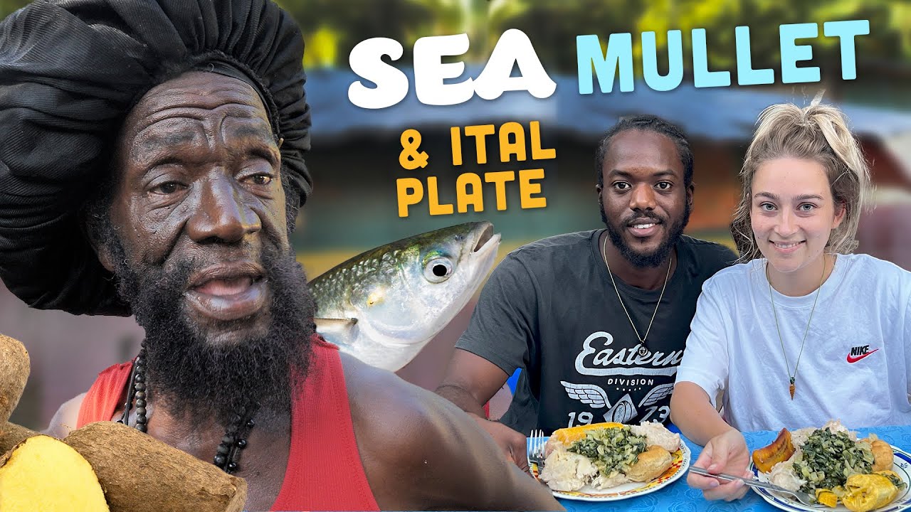 Rasta Mokko's Steamed Sea Mullet & Ital Yam...BIG FOOD!