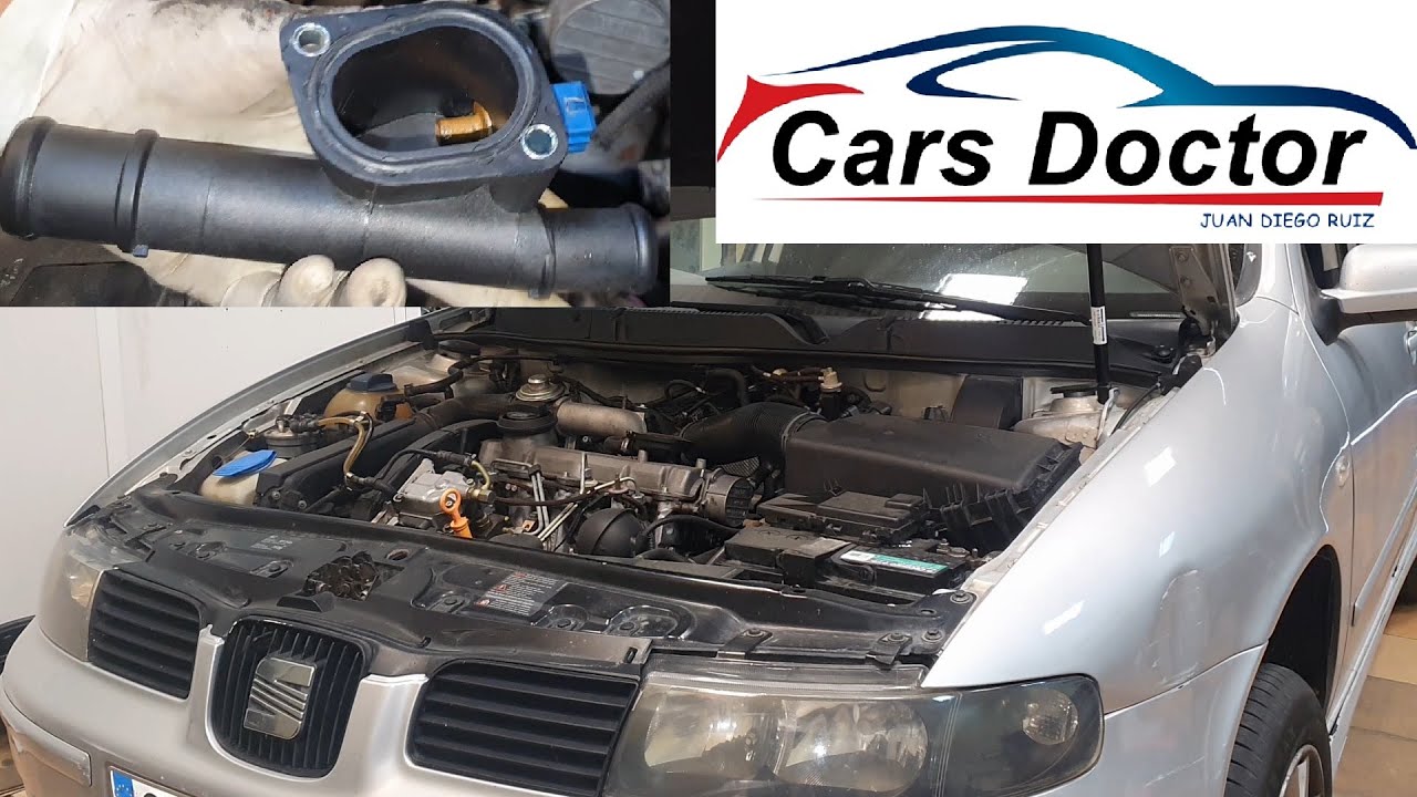 Cambio Brida de refrigeracion (pipa de agua) Seat Toledo mk2 1999 AHF 1900TDI 110Cv