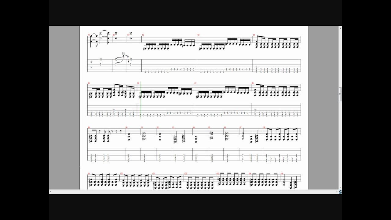 The unguided - The betrayer of the code Guitar pro tab!