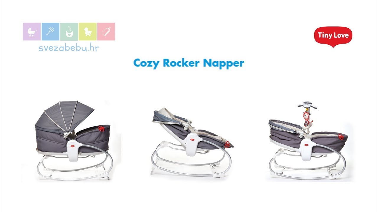 Tiny Love ležaljka 3u1 Cozy Rocker Napper