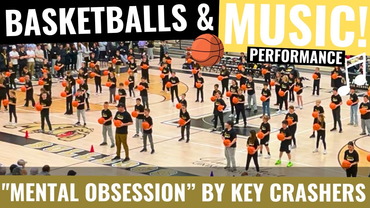 Lapel Elementary Rhythm Club “Mental Obsession” by Key Crashers Basketball Dribbling to Music!