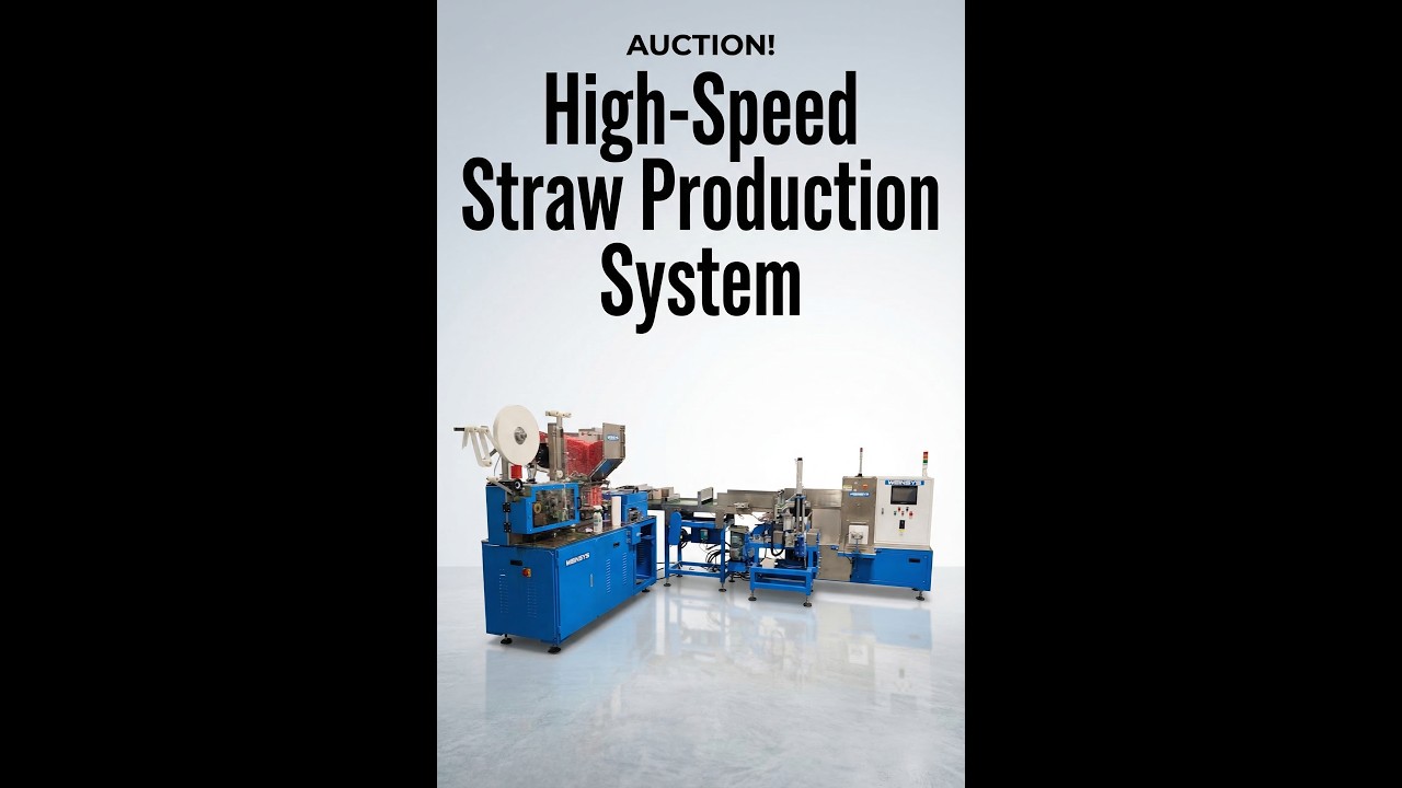 2023 Weinsys Spoon Straw Forming Stations with High-Speed Wrapping, Printing & Boxing Equipment