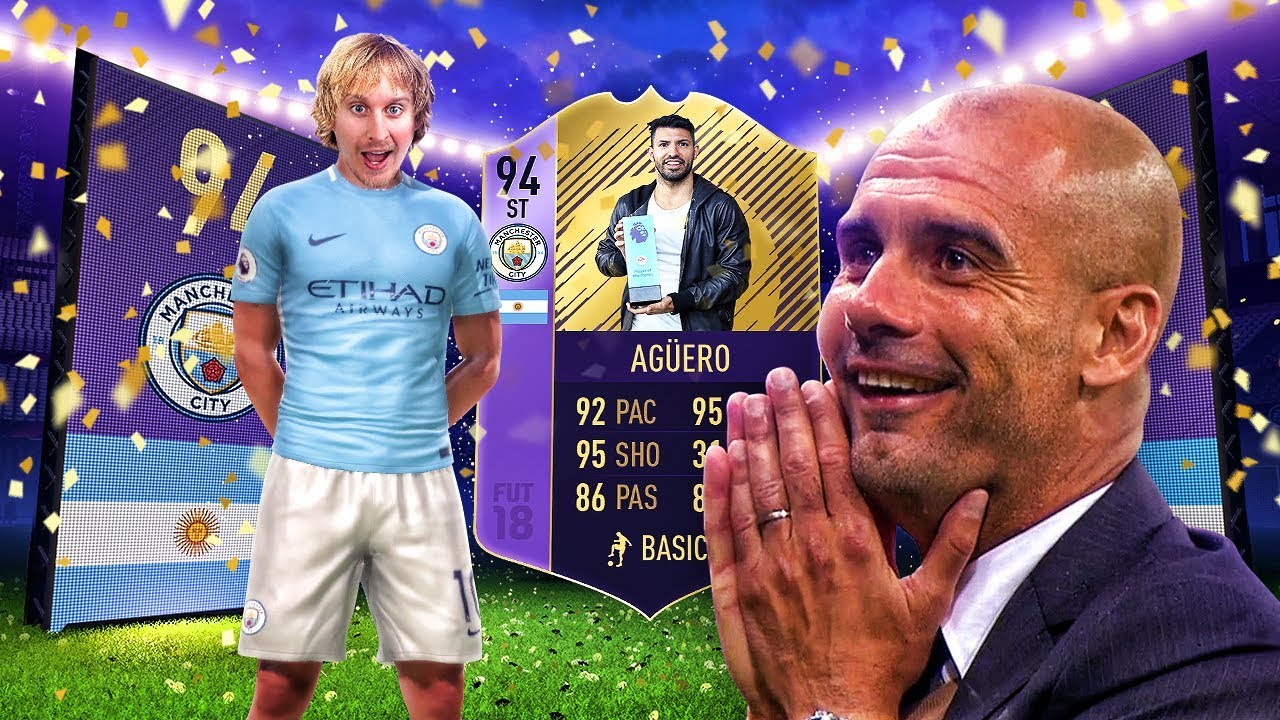 THE BEST TEAM EVER?! 94 PLAYER OF THE MONTH AGUERO! FIFA 18 ULTIMATE TEAM