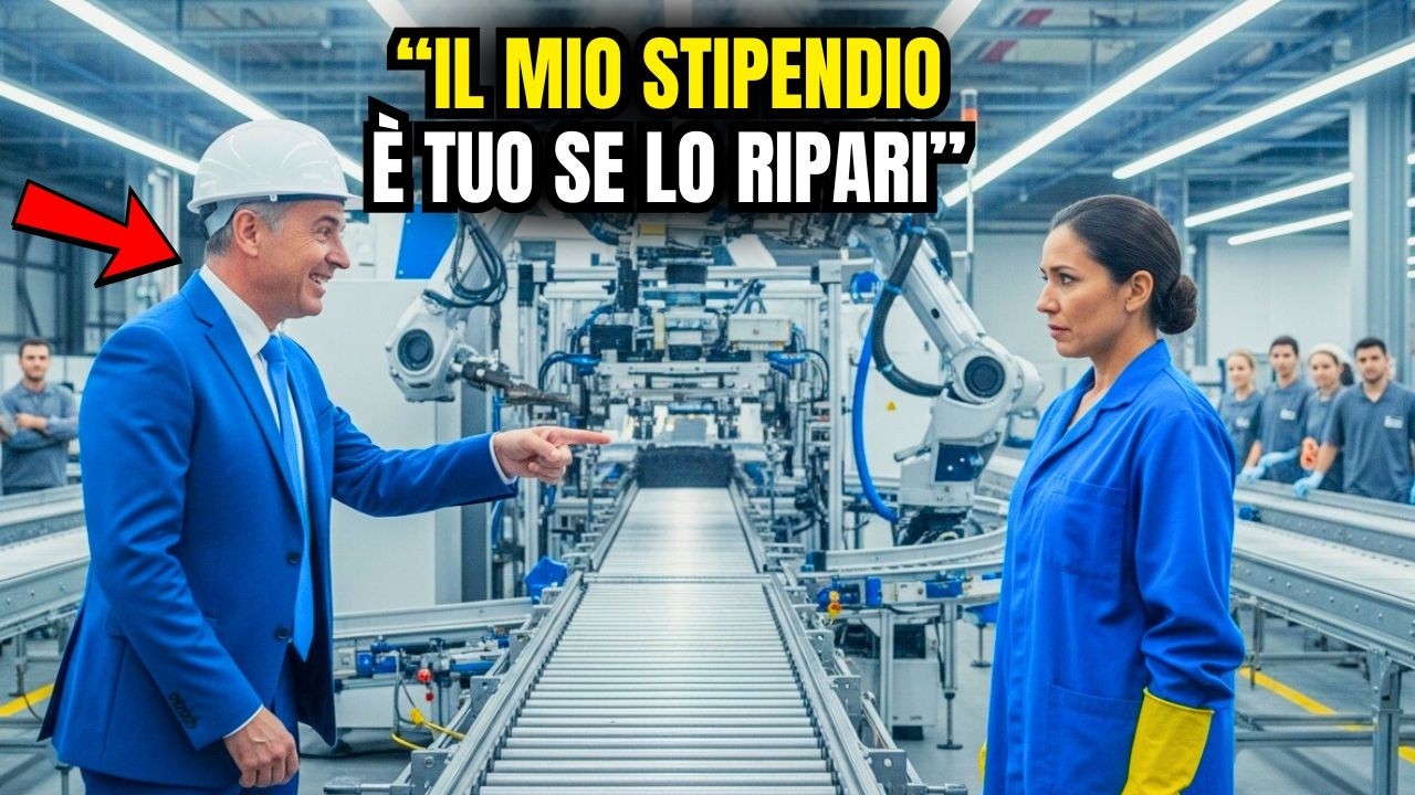 “TI DO IL MIO STIPENDIO SE LO RIPARI” TUTTI NELLA STANZA RISERO, FINCHÉ LA DONNA DELLE PULIZIE SORPR