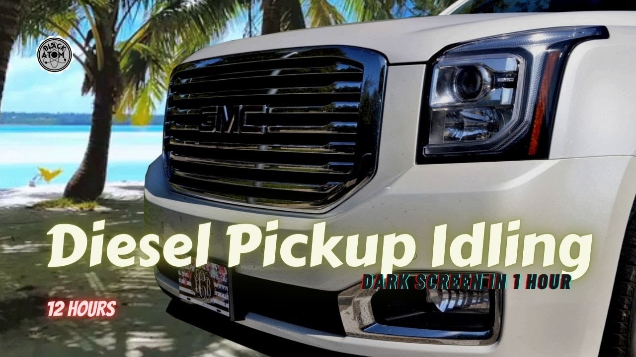 🚚 Relaxing Diesel Pickup Truck White Noise | Sleep and De-Stress #dieselpickuptruckidling