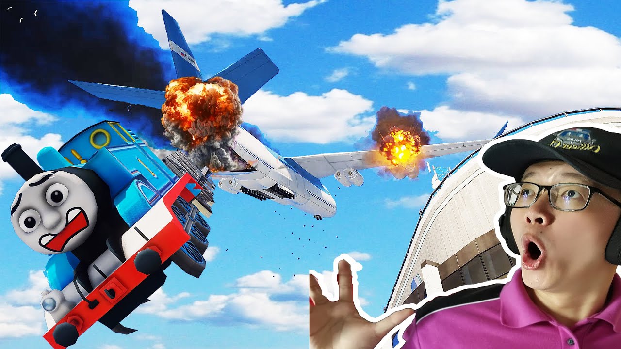 GTA5 汤玛斯小火车被劫走了！竟然还利用货机把它送走？！（OMG!)