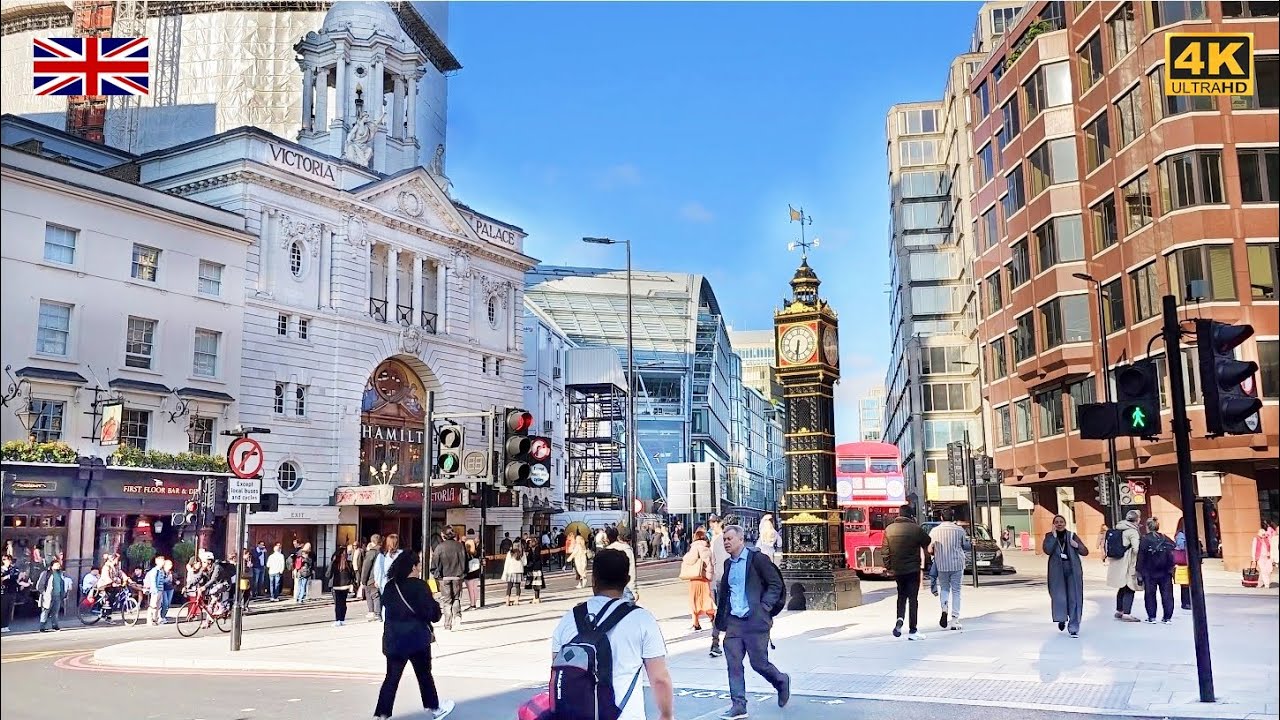 LONDON City Walk - Victoria Street and Westminster Abbey