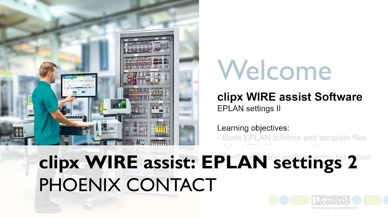 clipx WIRE assist Software &ndash; EPLAN settings &ndash; Part 2