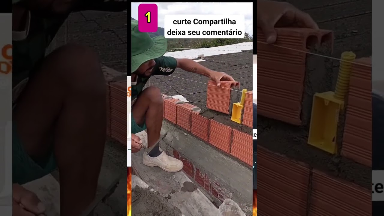 Dois pedreiro profissional #obra #constru&ccedil;&atilde;o #shorts
