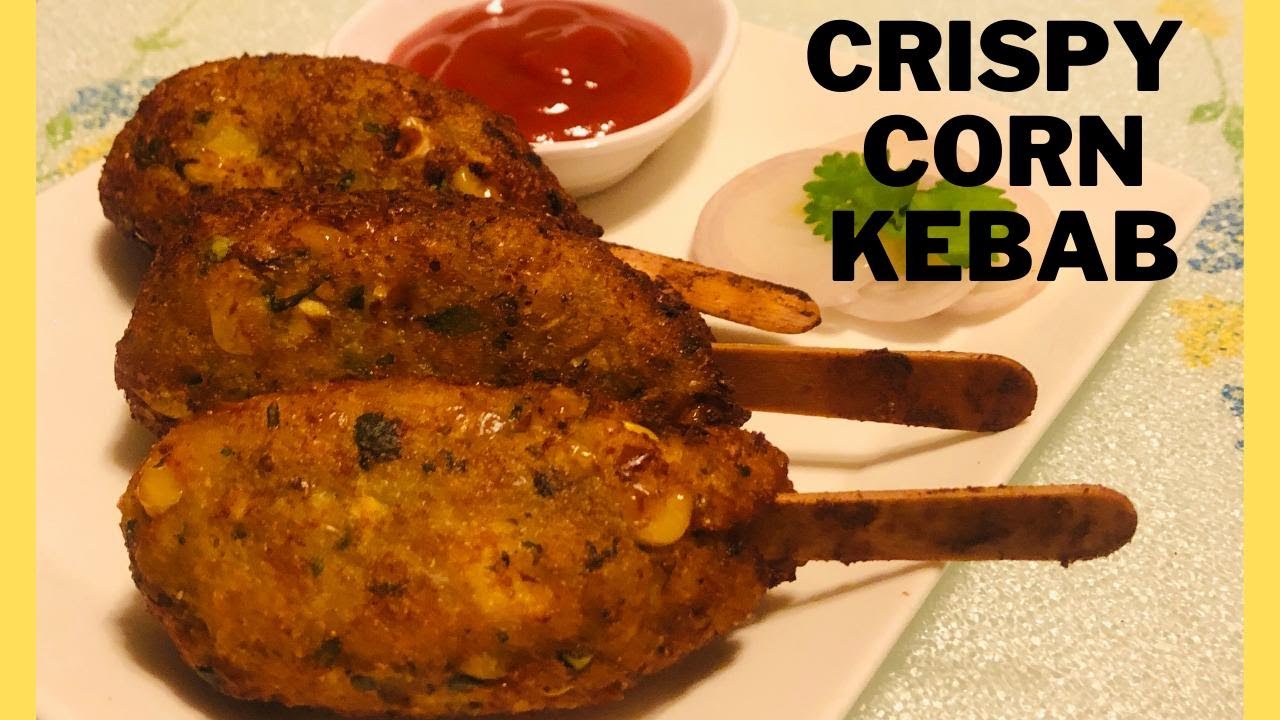 Crispy Corn Kebab | Evening Snack| Grill on Fire