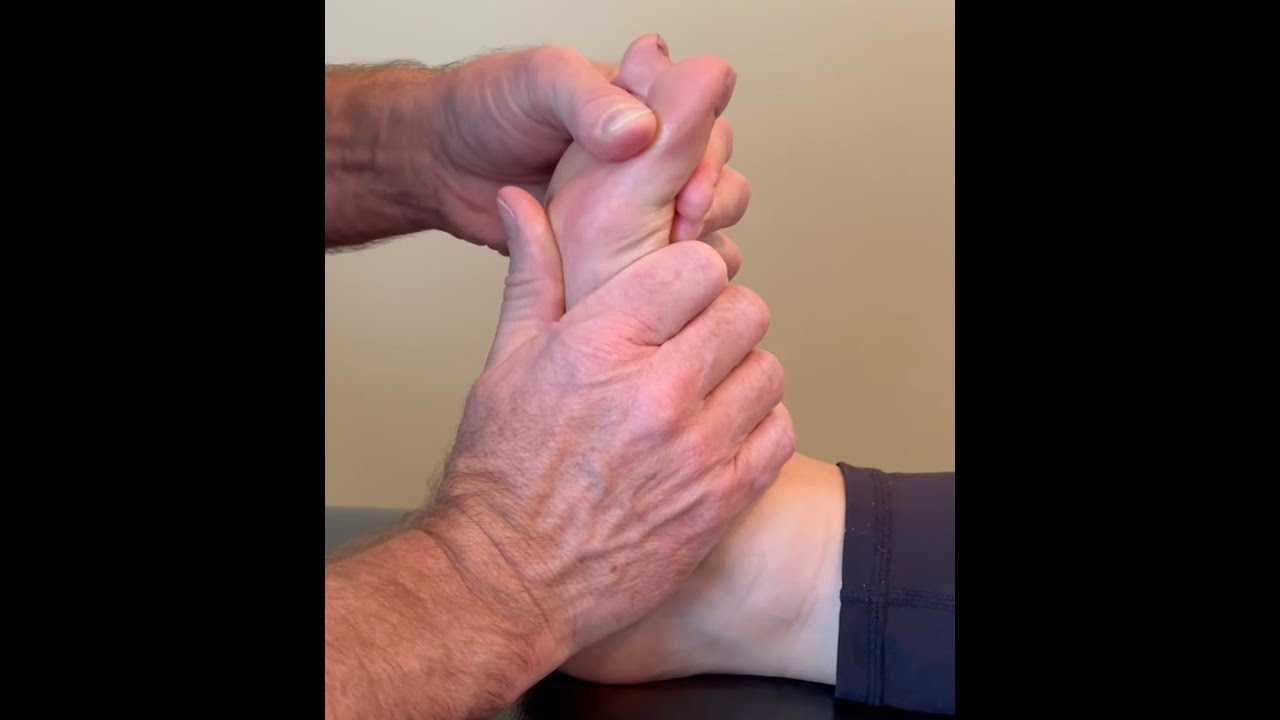 1st MPJ Stretching/Mobilization into Dorsiflexion