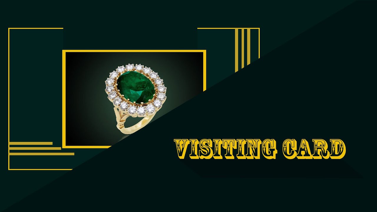 VISITING CARD DESIGN | JEWELLERY SHOP VISITING CARD DESIGN