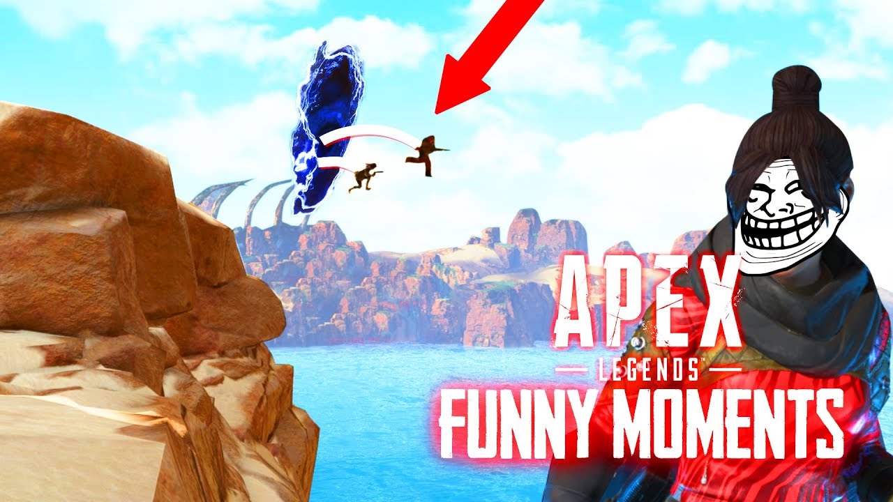 200IQ WRAITH PORTAL's Trolling Noobs ..! Apex Legends FUNNY FAILS & WINS #2