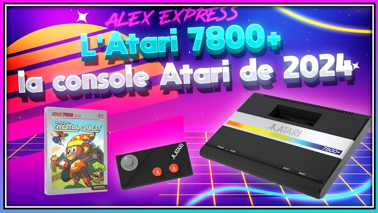 L'Atari 7800 +  arrive avec la cartouche    Bentley Bear’s Crystal Quest
