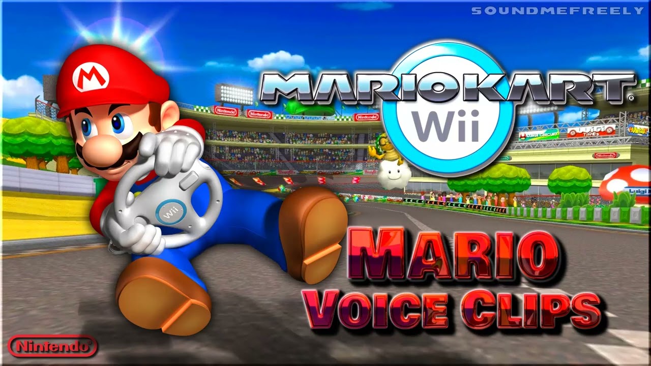 All Mario Voice Clips • Mario Kart Wii • All Voice Lines • 2008 @SoundMeFreely