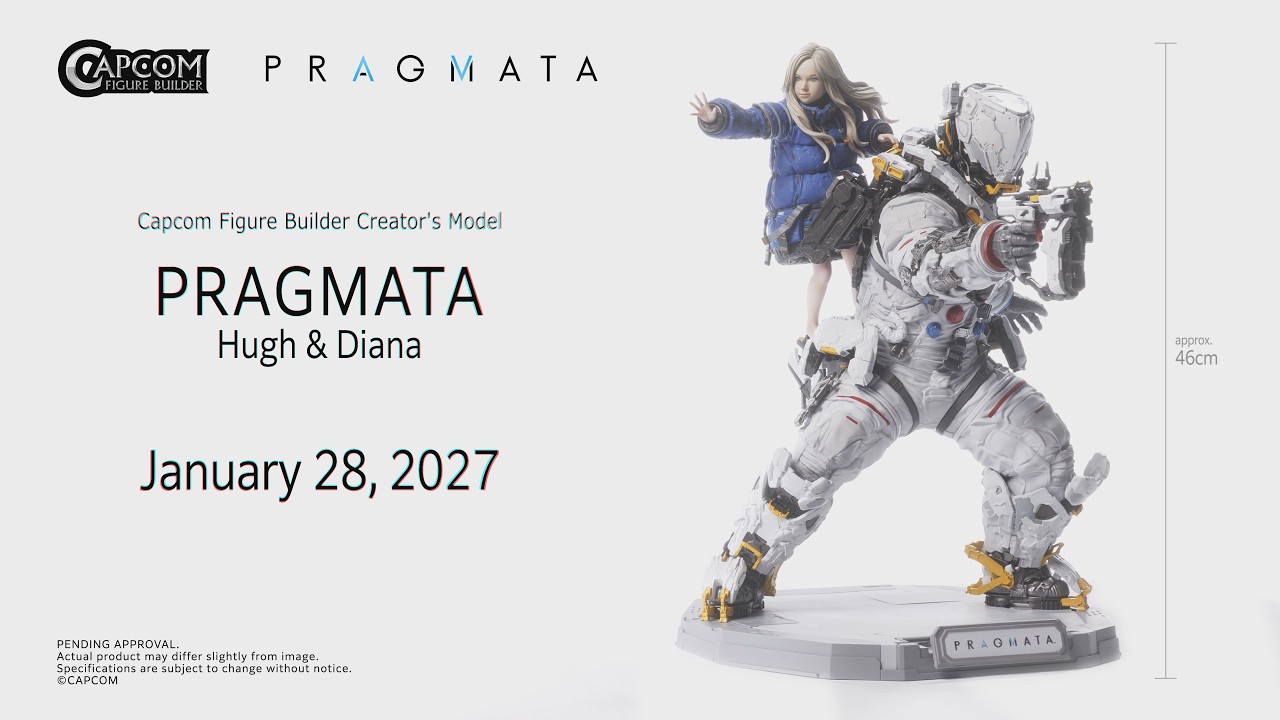 Capcom Figure Builder Creator&rsquo;s Model &ndash; Pragmata: Hugh and Diana